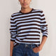 Cath x WYSE Brigitte Jumper - Chocolate/Sky Blue