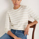Cath x WYSE Brigitte Jumper - Ivory/Gold Metallic Stripe