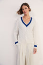 Cath x WYSE Cannes Knit Jumper - Ivory