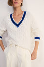 Cath x WYSE Cannes Knit Jumper - Ivory