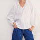 Cath x WYSE Etoile Blouse - White