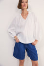 Cath x WYSE Etoile Blouse - White