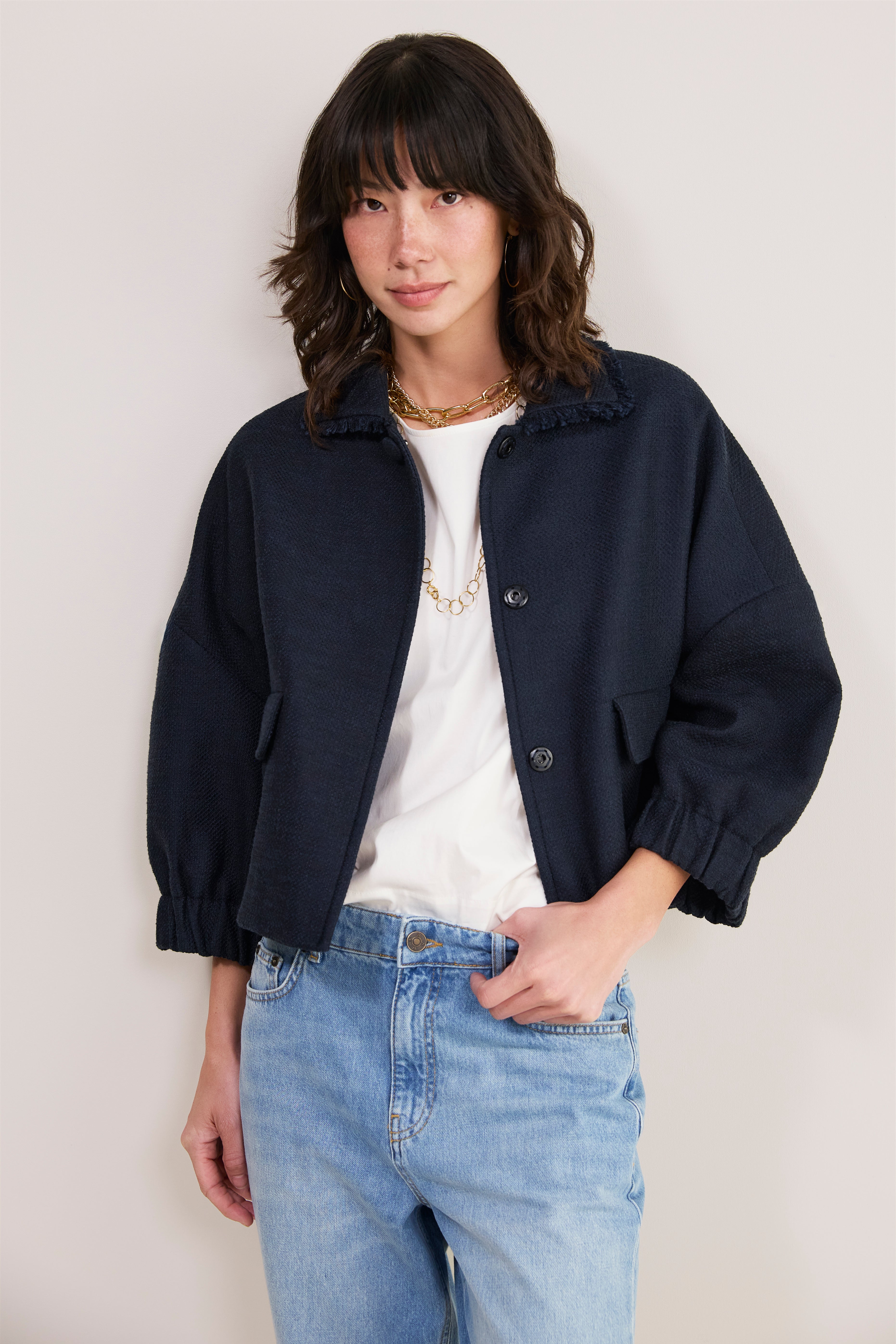 Cath x WYSE Marseille Jacket - Midnight