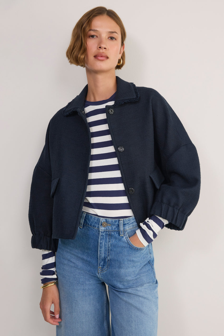 Cath x WYSE Marseille Jacket - Midnight