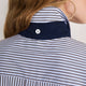 Cath x WYSE Martha Tie Shirt - Cocoa/Blue Stripe