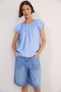 Cath x WYSE Mistral Top - Chambray Blue