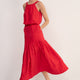 Cath x WYSE Riviera Dress - Red Pop