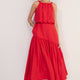 Cath x WYSE Riviera Dress - Red Pop