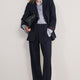 Cath x WYSE Tess Wool Blend Tailored Trouser - Midnight