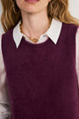 Cath x WYSE Tory Brushed Tank - Aubergine