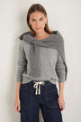 Catrin Cashmere Jumper - Charcoal Grey Marl