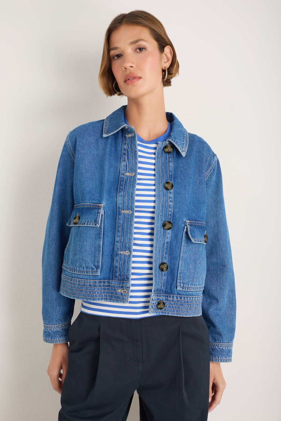 Catrin Jacket - Mid Wash