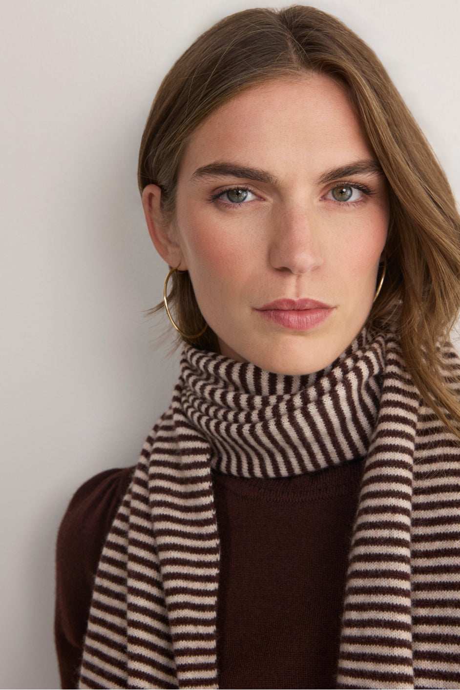 Celina Scarf - Cocoa/Latte