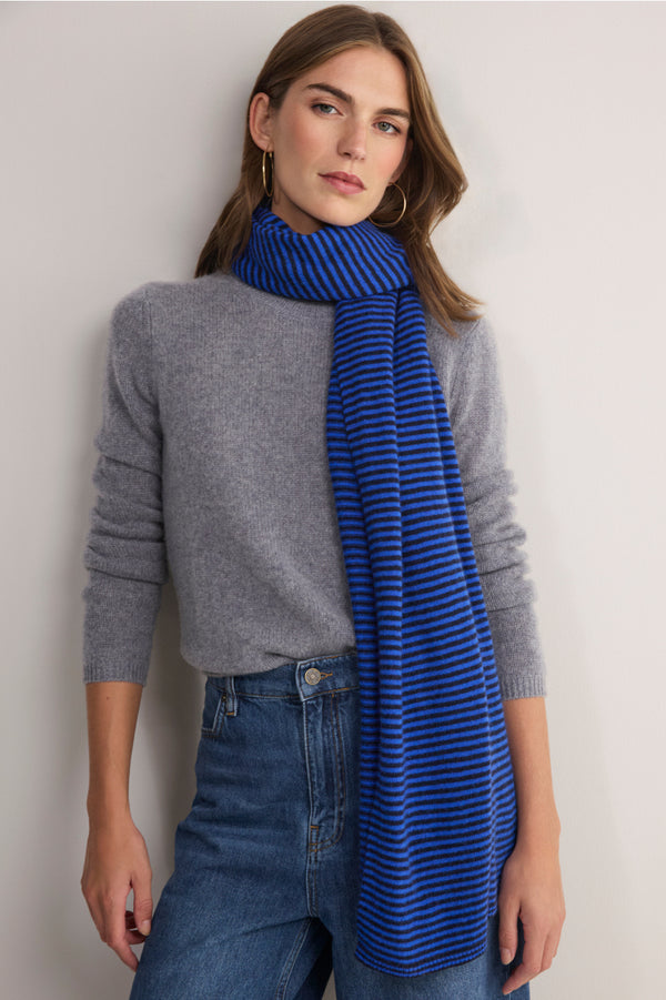 Celina Scarf - Midnight/Cobalt