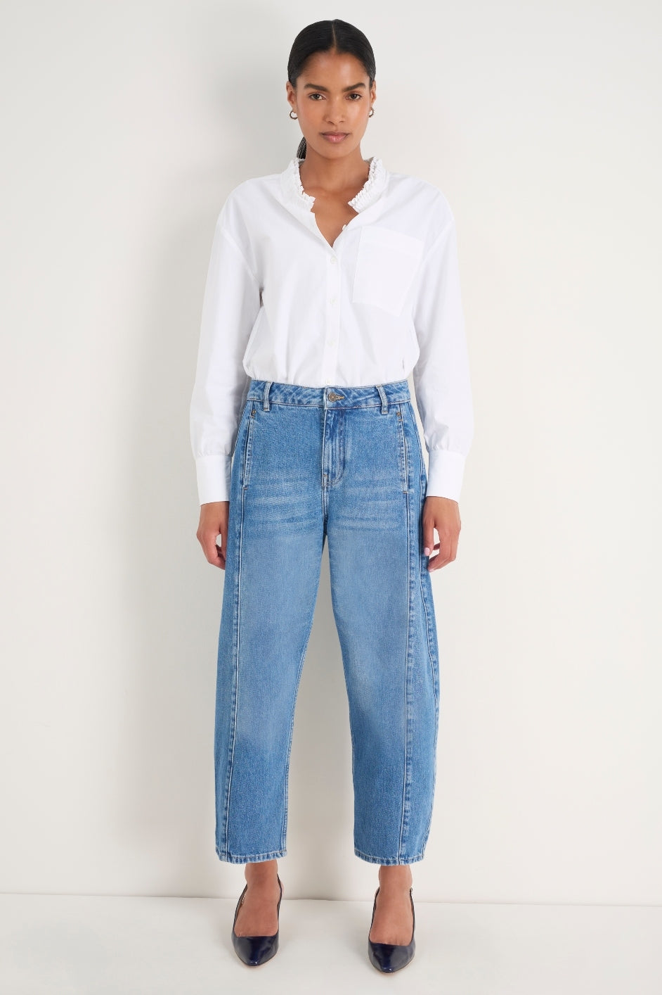 Charlie Horseshoe Jean - Mid Wash