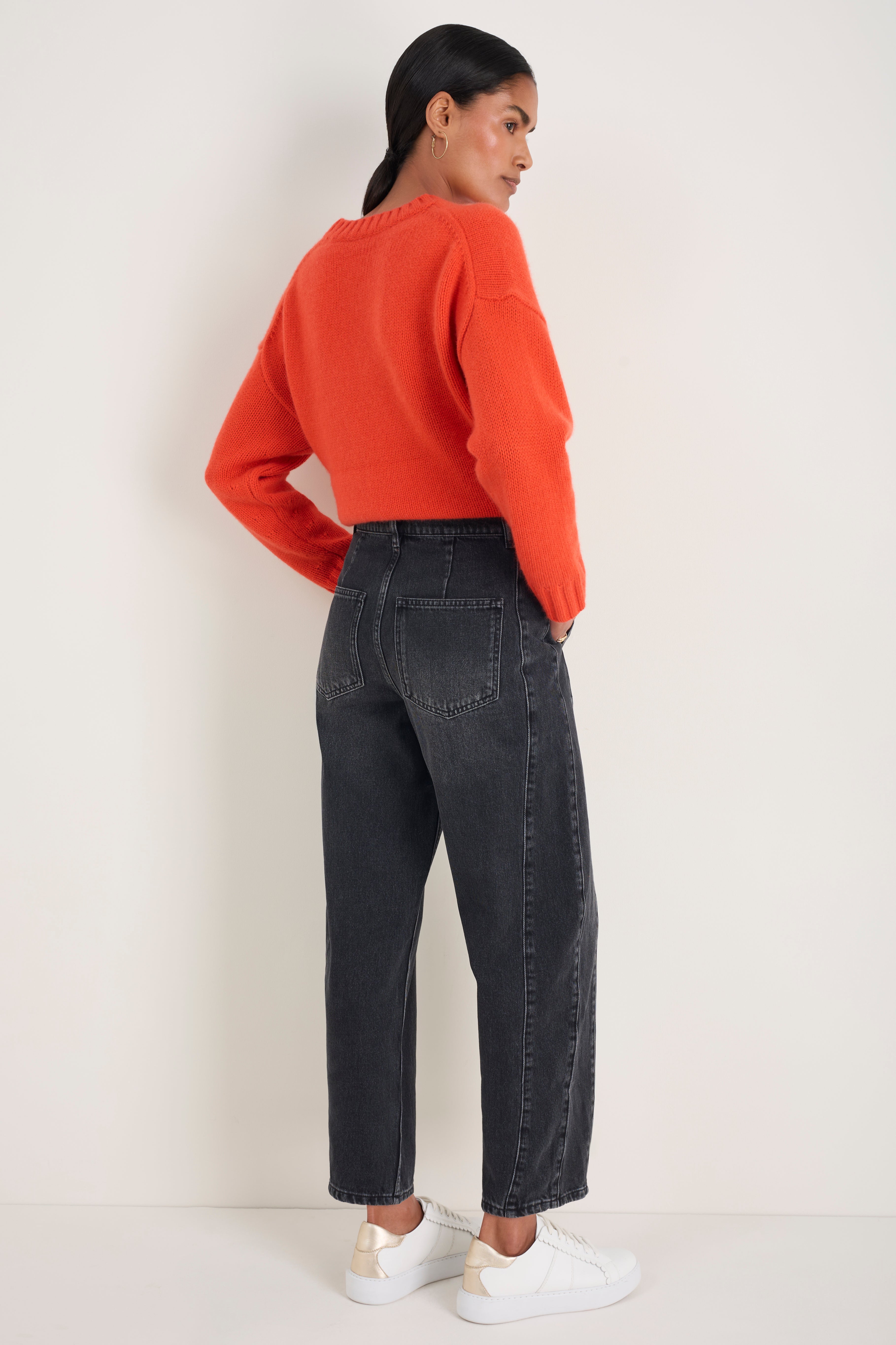 Charlie Horseshoe Jean - Washed Black