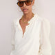 Charlise Long Sleeve Top - Ivory