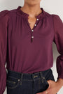 Charlise Top - Deep Fig