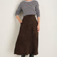 Chrissie Cashmere Jumper - Espresso/Sky Blue Stripe