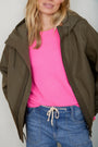 Colette Waterproof Rain Jacket - Olive Green