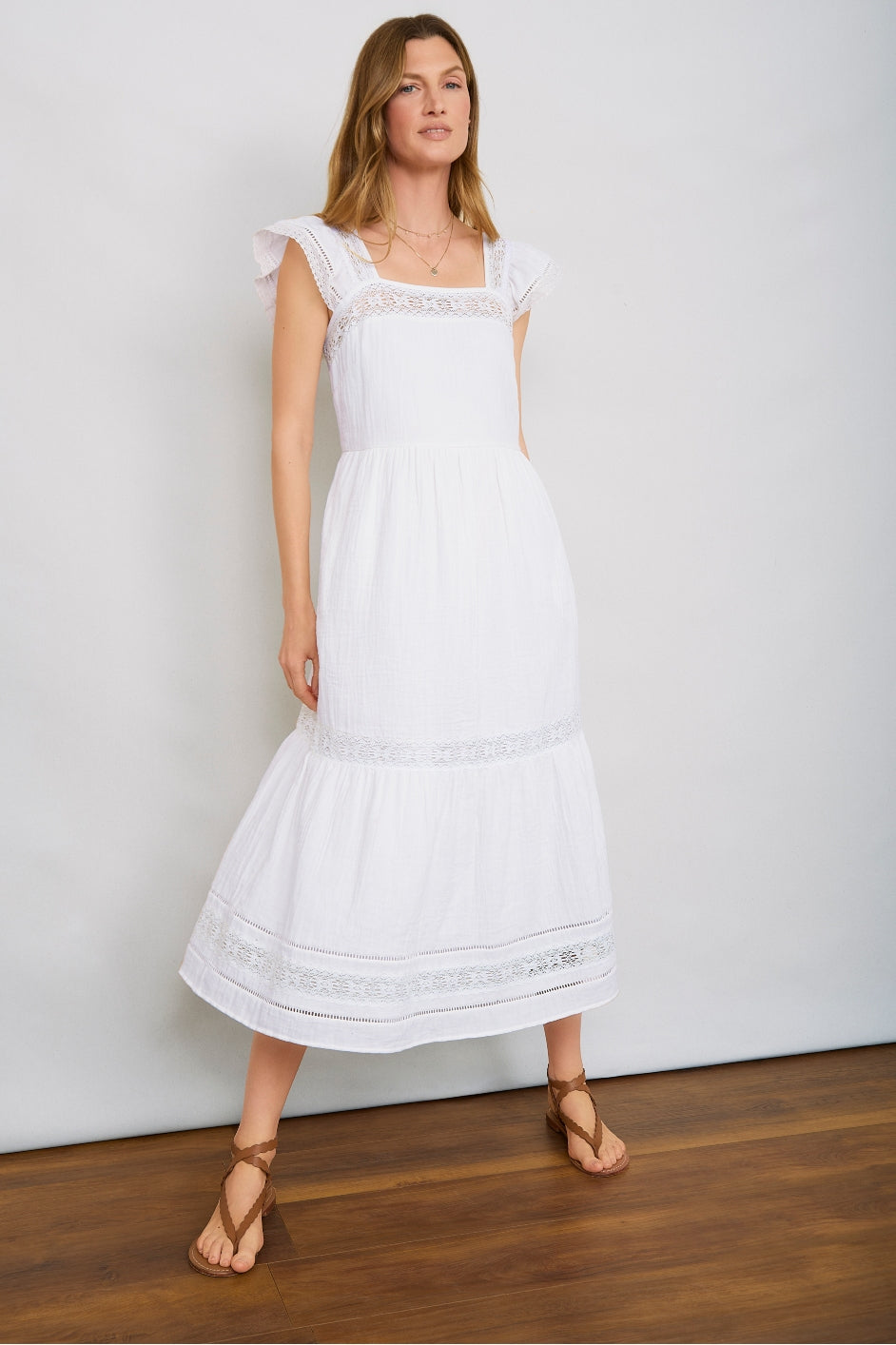 Claudie Dress - White