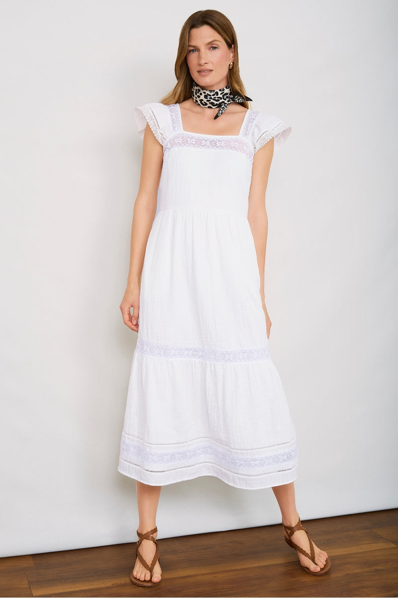 Claudie Dress - White