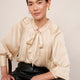 Clea Silk Blouse - Oyster
