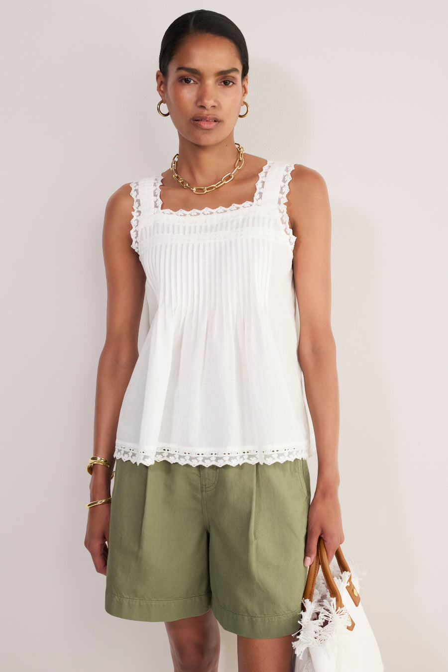Clemence Cami - White