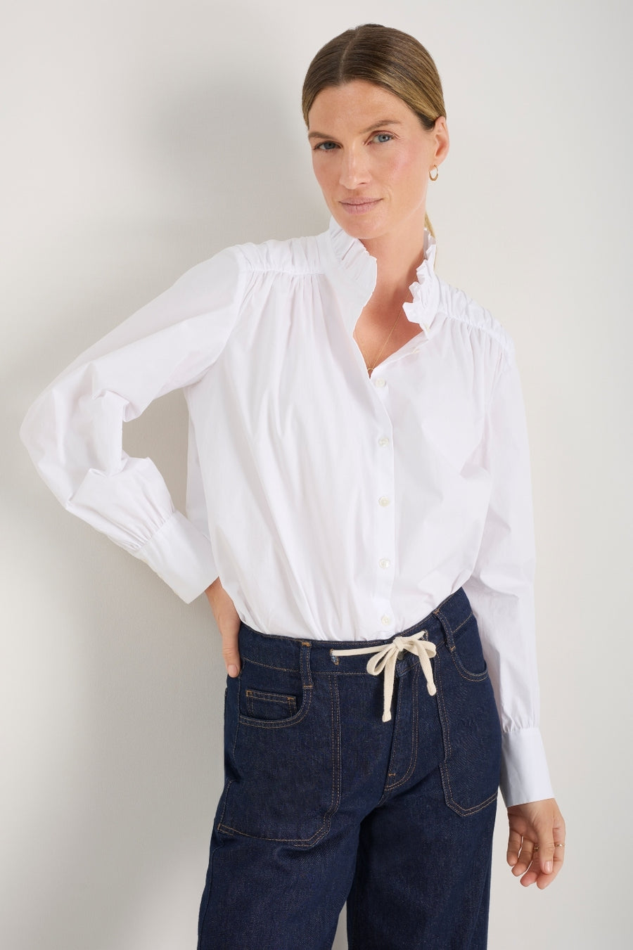 Clemmy Classic Shirt - White