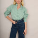 Clemmy Shirt - Green Stripe