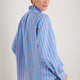 Clemmy Classic Shirt - Blue/Pink Stripe