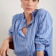 Clemmy Classic Shirt - Blue/Pink Stripe