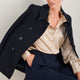 Clemmy Silk Satin Blouse - Oyster