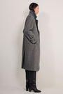 Isla Double Breasted Coat - Check