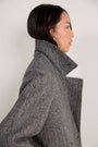 Isla Double Breasted Coat - Check