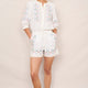 Cora Embroidered Blouse - White