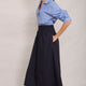 Colette Dress - Midnight/Stripe
