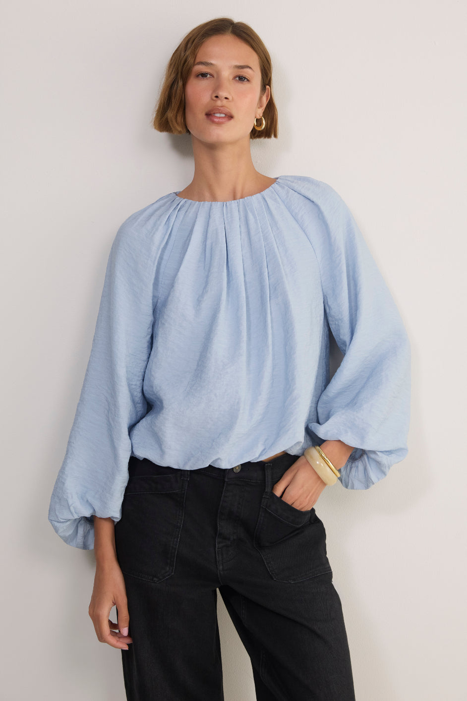 Connie Top - Sky Blue