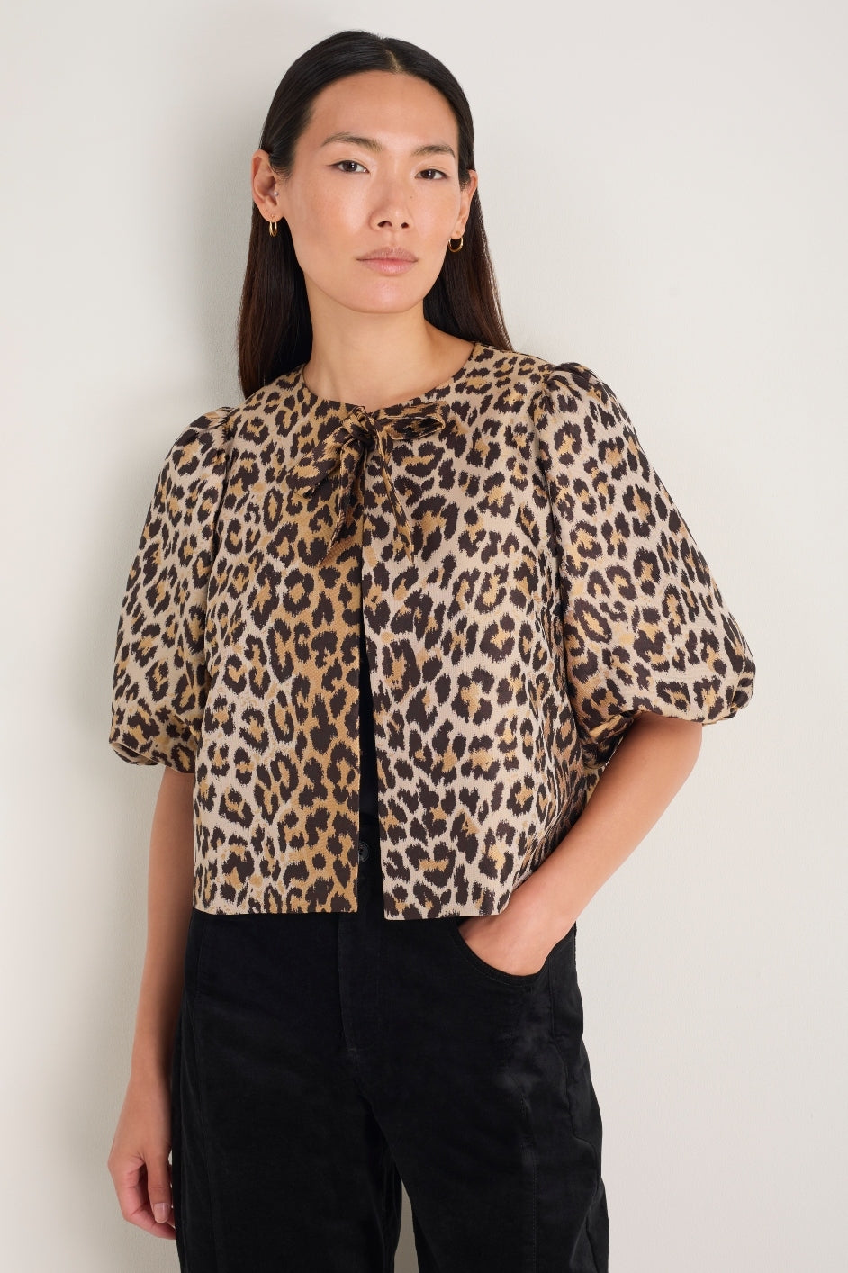 Coral Top - Leopard