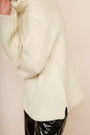 Coralie Chunky Roll Neck Jumper - Ivory