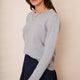 DB X Wyse Bow Back Jumper - Grey Marl