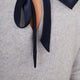 DB X Wyse Bow Back Jumper - Grey Marl