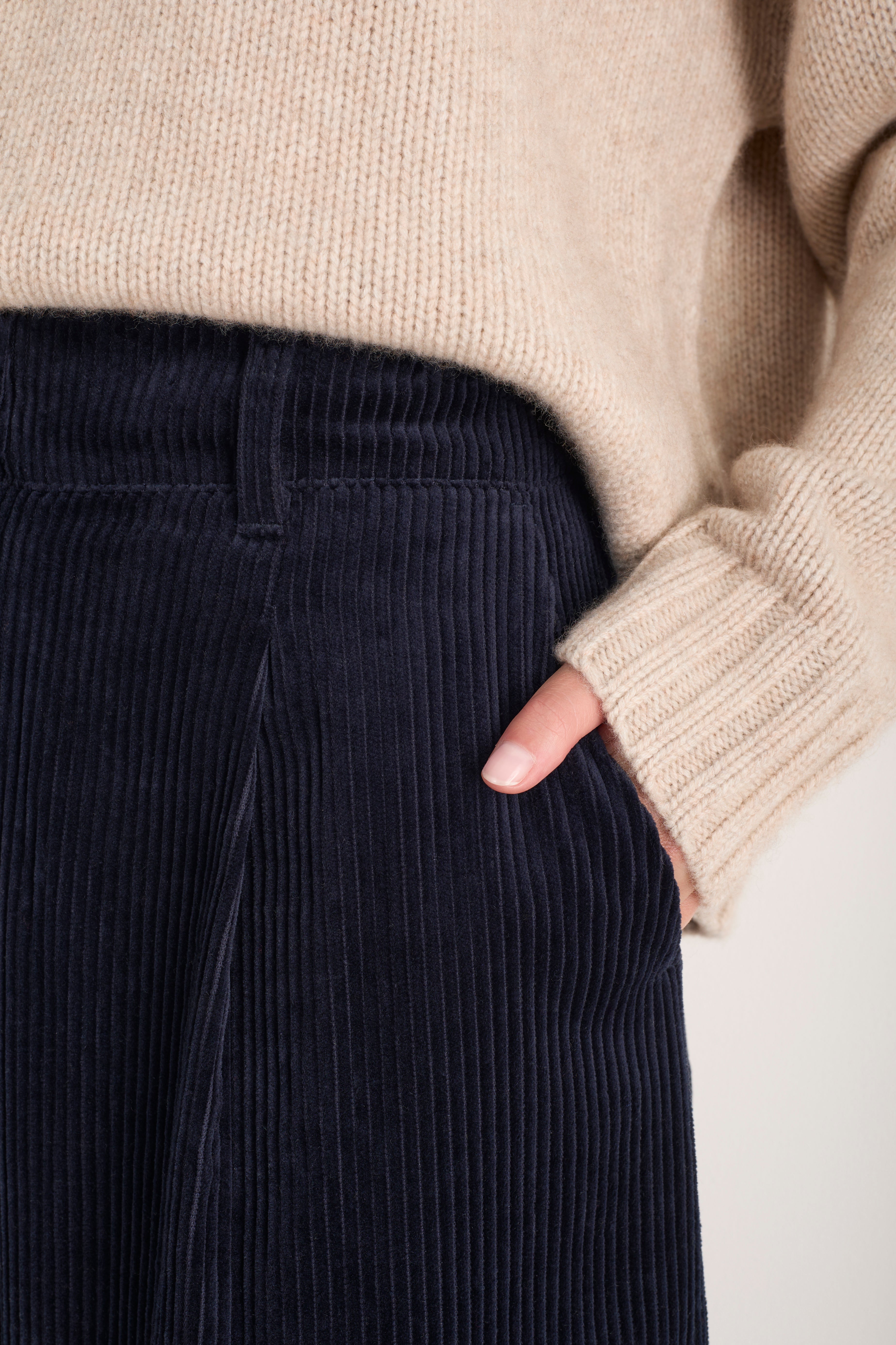 DB X Wyse Cord Culotte - Midnight