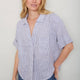 DB X Wyse Linen Shirt - Ivory/Blue Stripe