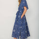 DB X Wyse Terra Dress - Ibiza Blue Bandana