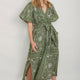 DB X Wyse Terra Dress - Olive Bandana