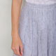 DB X Wyse Linen Skirt - Ivory/Blue Stripe