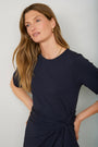 DB X Wyse Jersey Wrap Dress - Midnight