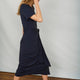 DB X Wyse Jersey Wrap Dress - Midnight