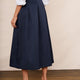 DB X Wyse Taffeta Skirt - Navy